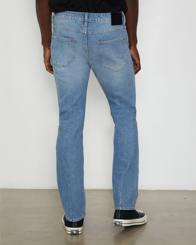 Lou Straight Denim Jeans in Wandered Blue, hi-res image number null