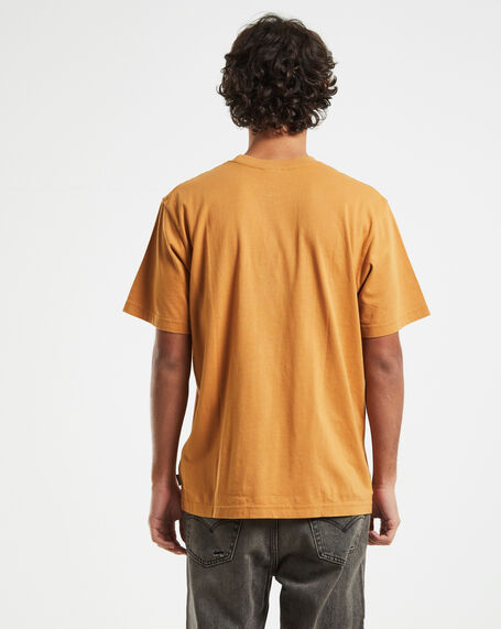 Universal Recycled Retro Fit T-Shirt in Mustard Yellow