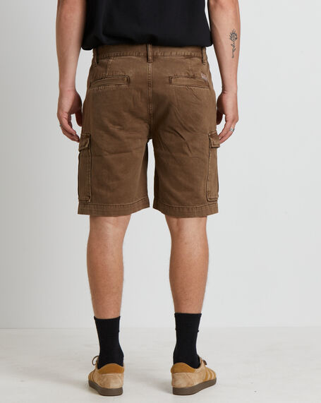Ezy Trade Cargo Shorts in Brown