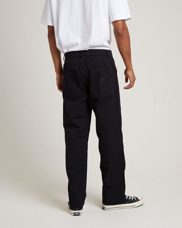 Distend Double Knee Pants in Black, hi-res image number null