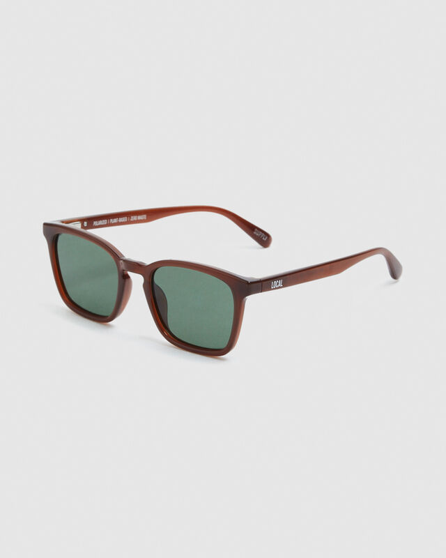 HKG Polarised Sunglasses Polished Caramel/Dark Green, hi-res image number null