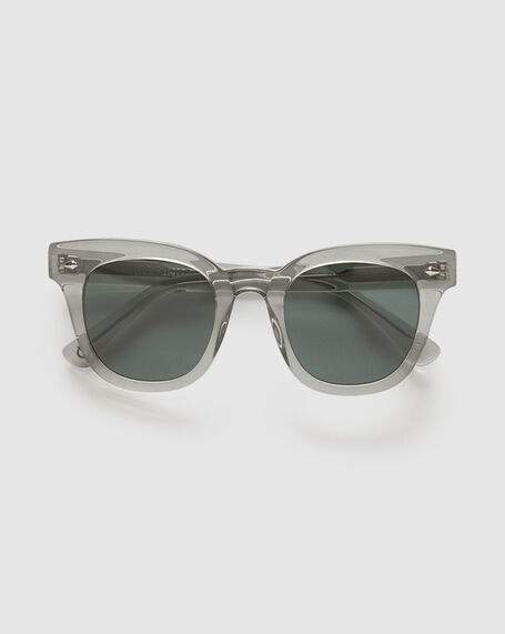 Dylan Smoke Sunglasses Polished Crystal Clear