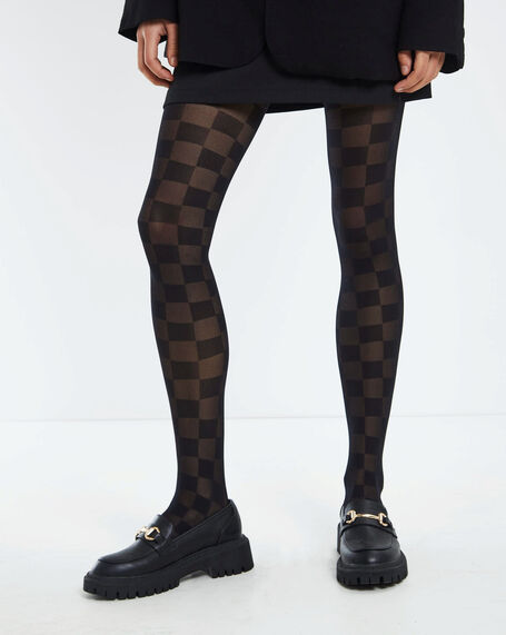 Check Me Out Tights Black