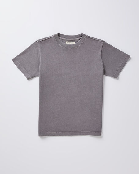 Teen Boys OG Vintage Short Sleeve T-Shirt Pewter Grey