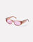 Guilty Sunglasses in Rosewater Polished/Velvet