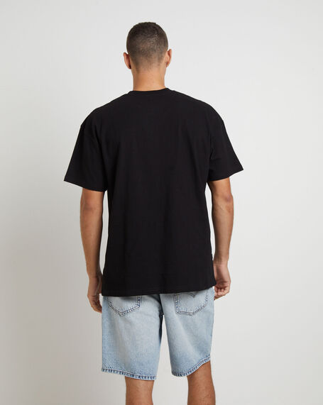 New Issues 50-50 Short Sleeve T-Shirt in Washed Black