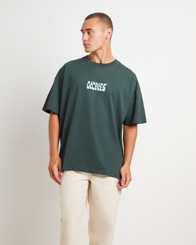 Daisy Chain 330 Short Sleeve T-Shirt in Hunter Green, hi-res image number null