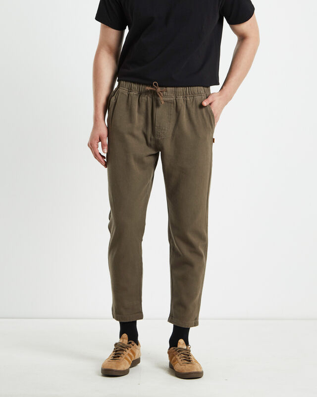 All Day Twill Pants Fatigue Brown, hi-res image number null