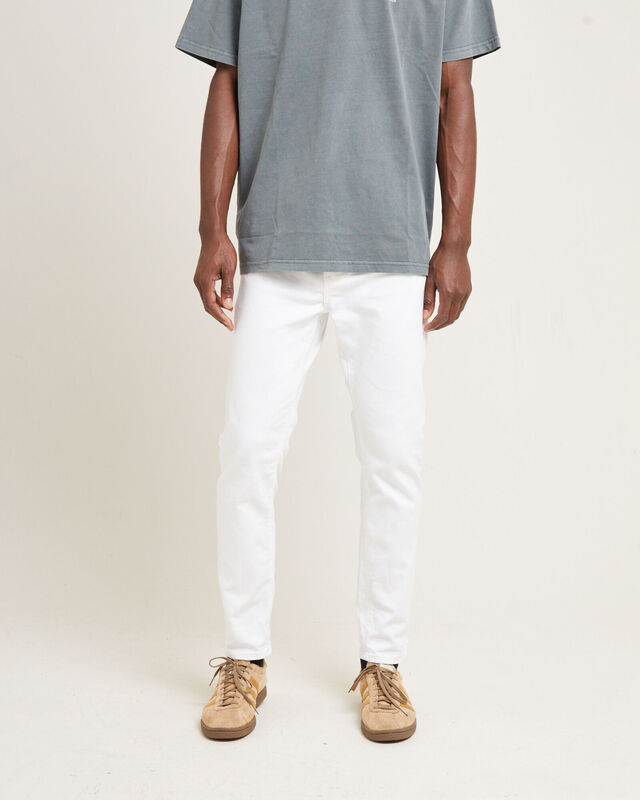 A Dropped Skinny Jeans White, hi-res image number null
