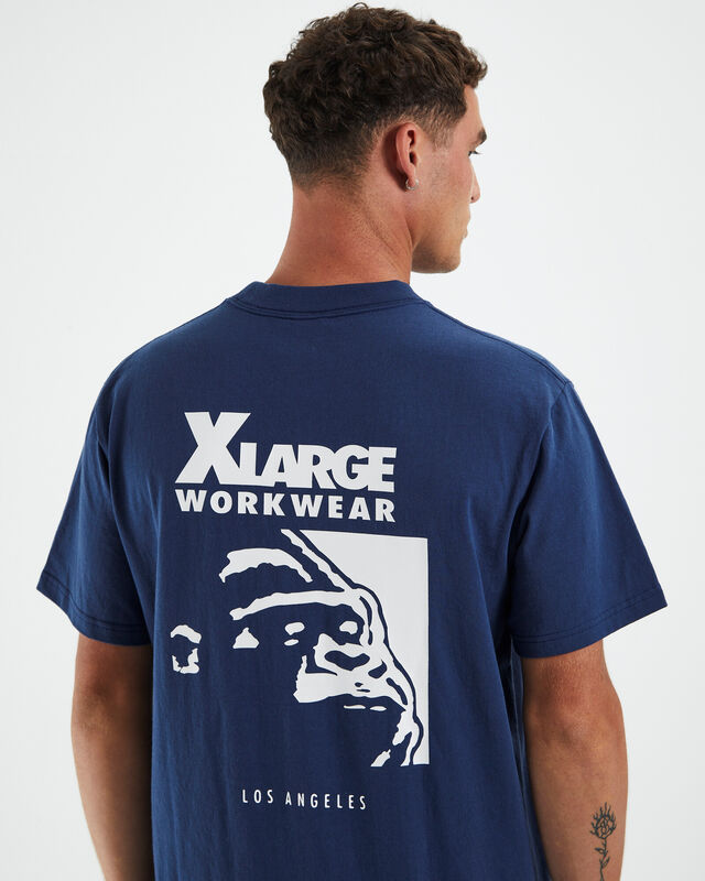 Workwear Short Sleeve T-Shirt Navy, hi-res image number null