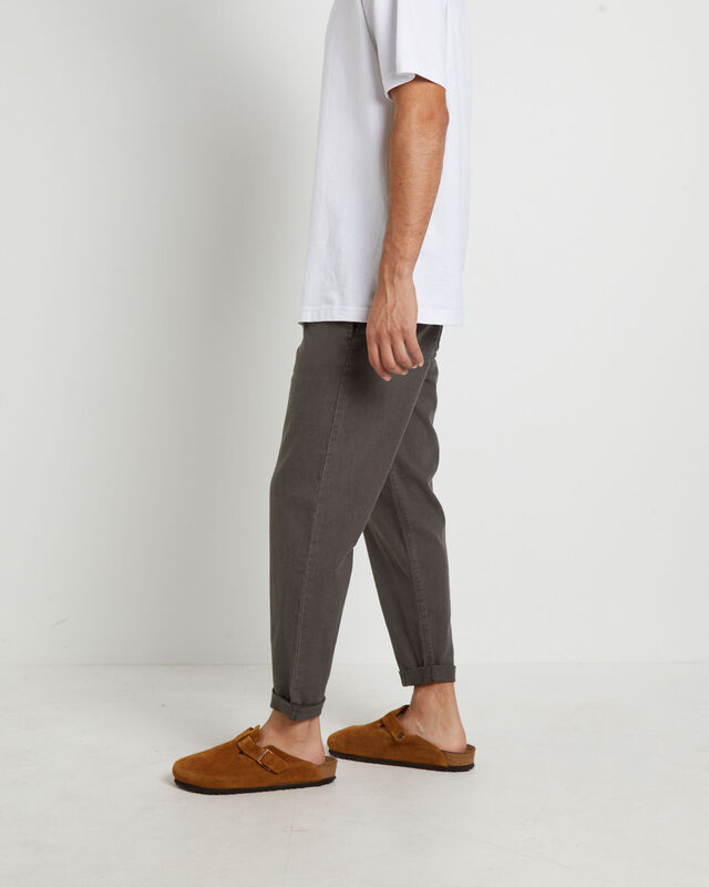 Brody Linen Pants in Muted Olive, hi-res image number null