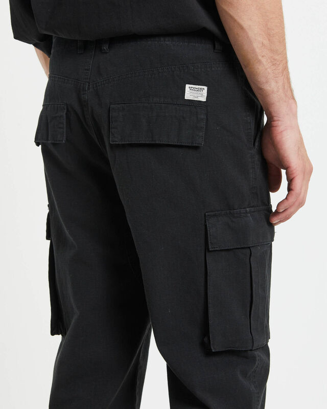 Ripstop Cargo Pants Black, hi-res image number null