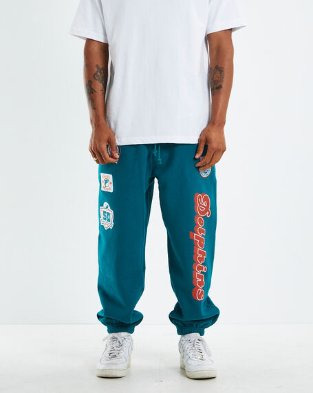 Miami Dolphins Trackpants Teal Blue