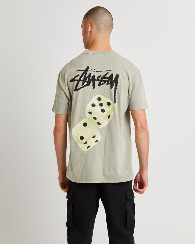 Fuzzy Dice Short Sleeve T-Shirt Olive, hi-res image number null