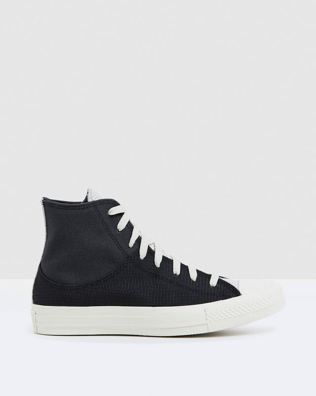 Chuck Taylor All Star Recycled Woven & Canvas Sneakers Black, hi-res image number null