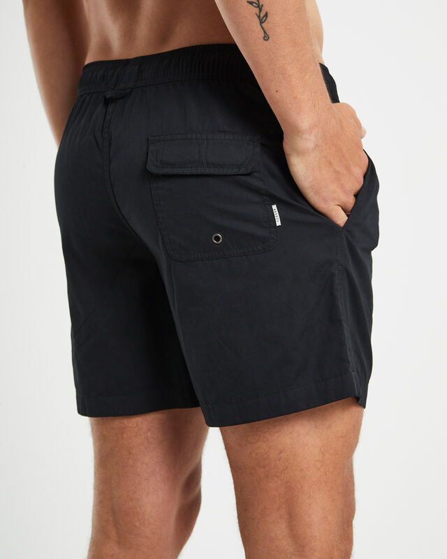 Newport Volley Shorts in Black, hi-res image number null