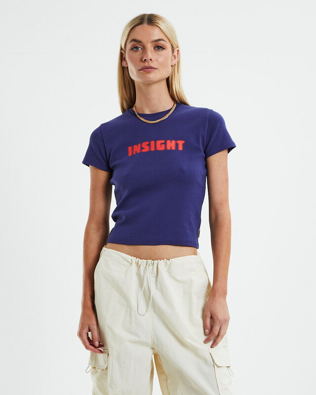 Dazed & Confused Longline T-Shirt Navy, hi-res image number null