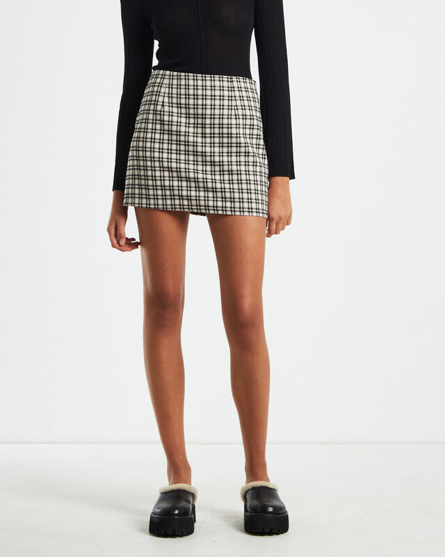 Kerby Check Mini Skirt in Assorted, hi-res image number null