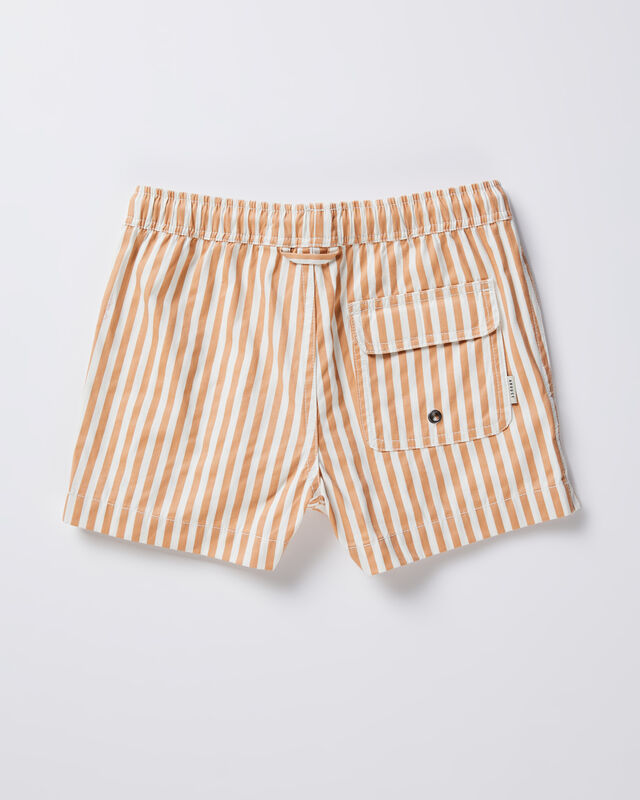 Boys Dover Volley Boardshorts in Orange Rust, hi-res image number null