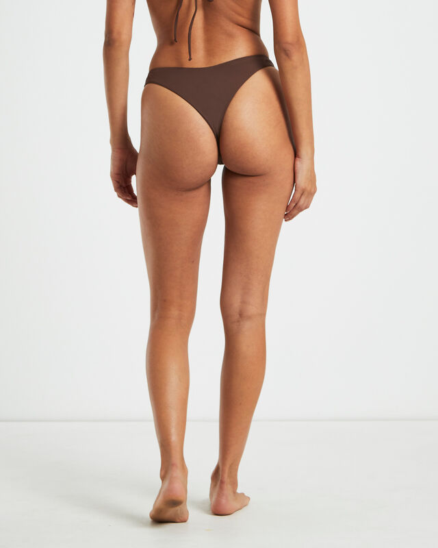 Cheeky Bikini Bottoms in Coffee Brown, hi-res image number null