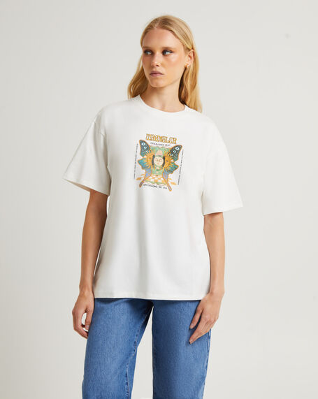 Solar Wings Slouch Tee Vintage White