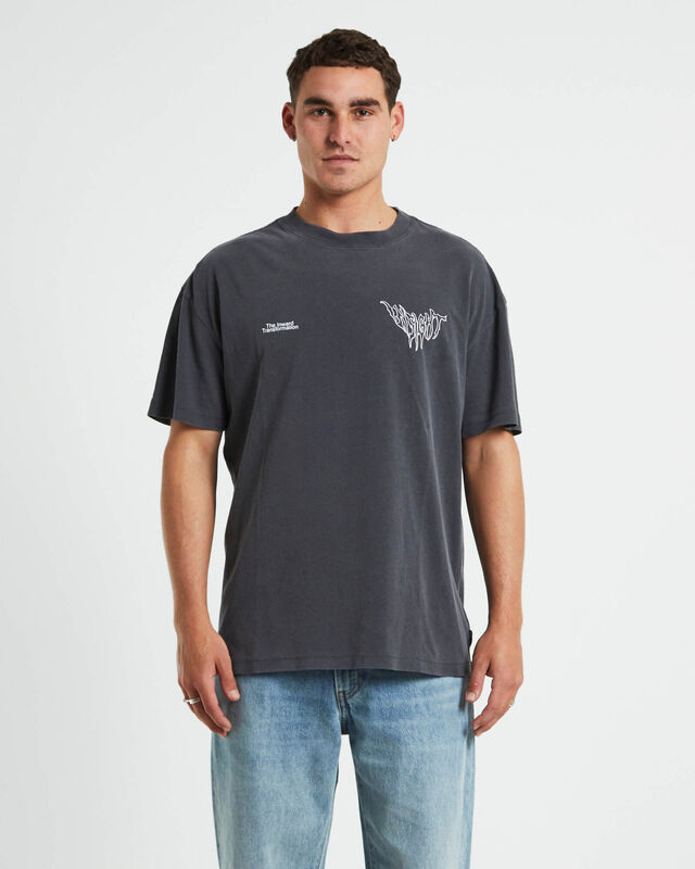 Transform Short Sleeve T-Shirt in Vintage Black, hi-res image number null