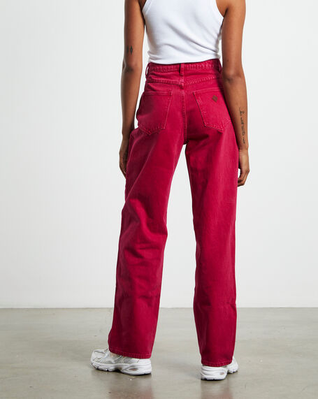 A Carrie Jeans Magenta Pink