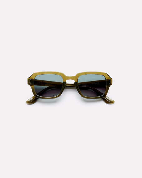 Wilson Sunglasses in Army Green/Green