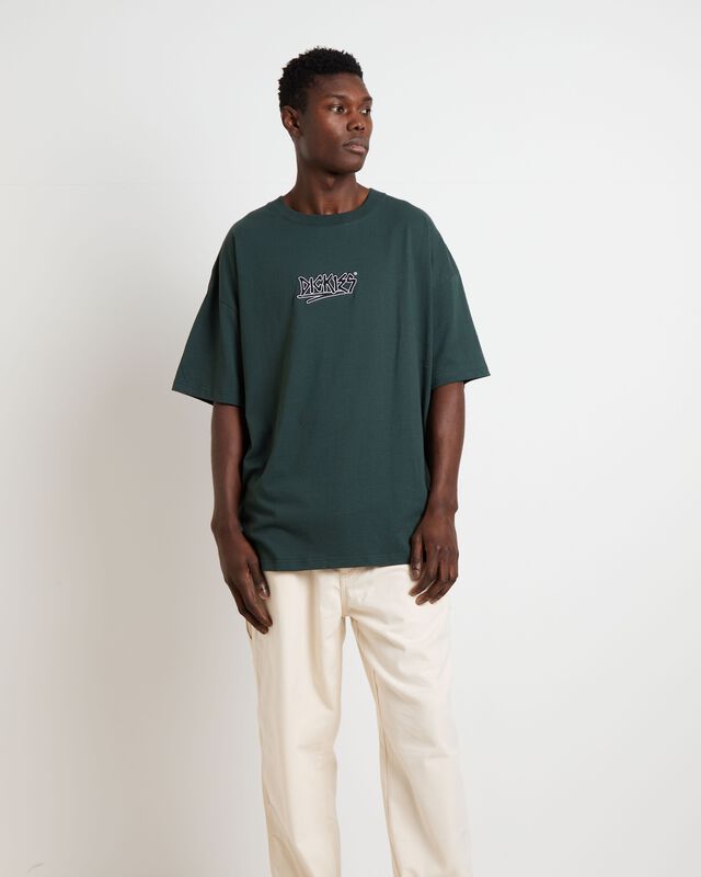 Brained 330 Short Sleeve T-Shirt in Hunter Green, hi-res image number null