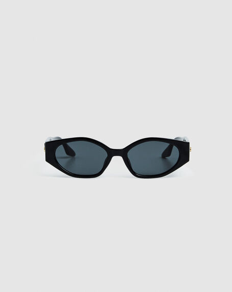Wren Sunglasses Black/Smoke Mono Lens