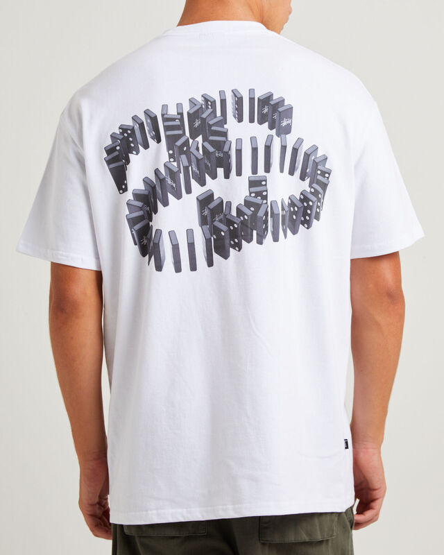 Dominoes Heavyweight Short Sleeve T-Shirt White, hi-res image number null