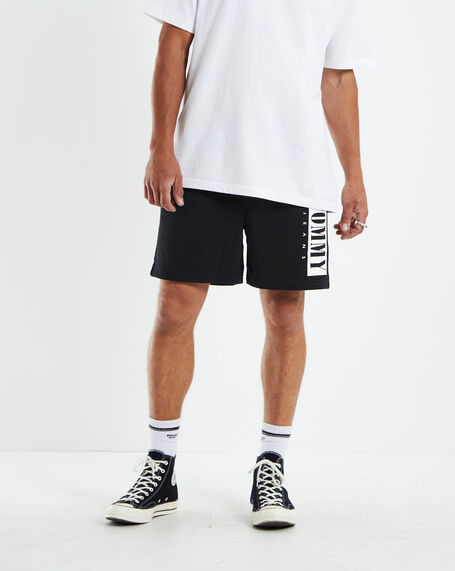 Solid Serif Terry Shorts