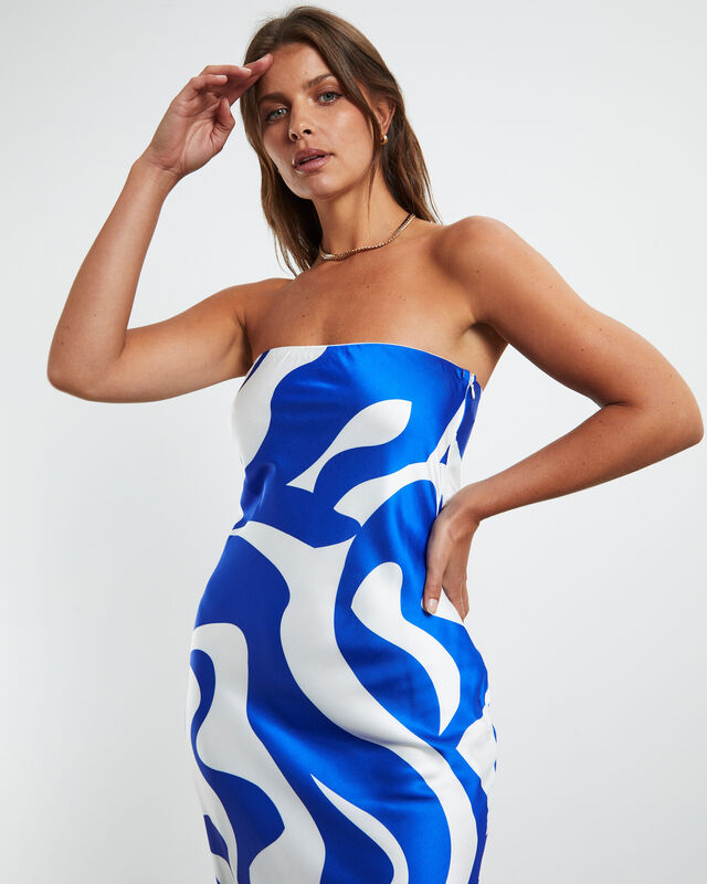 Angel Dress Swirl Blue/White, hi-res image number null