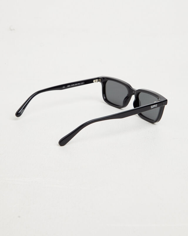 CBM Polished Sunglasses in Black/Dark Grey, hi-res image number null