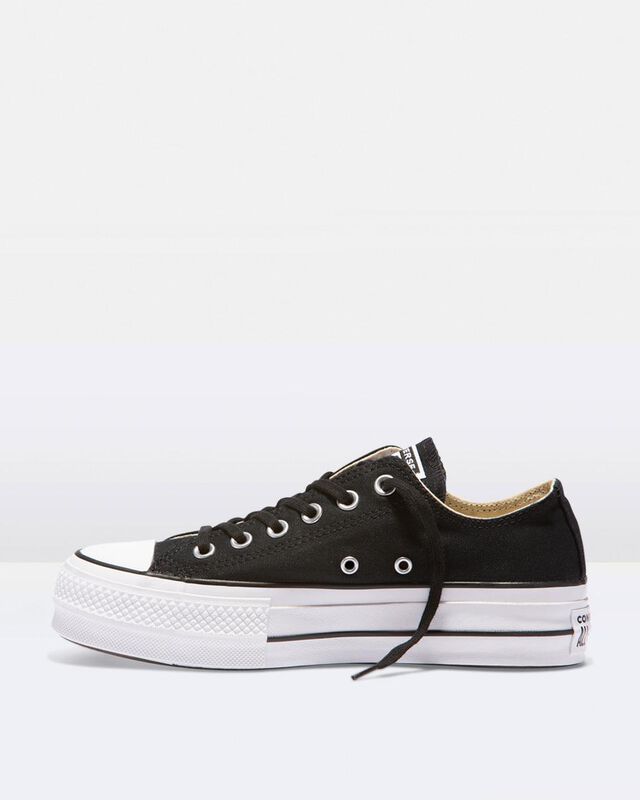 Chuck Taylor All Star Platform Lo Sneakers Black, hi-res image number null