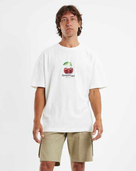 Cherries Short Sleeve T-Shirt White