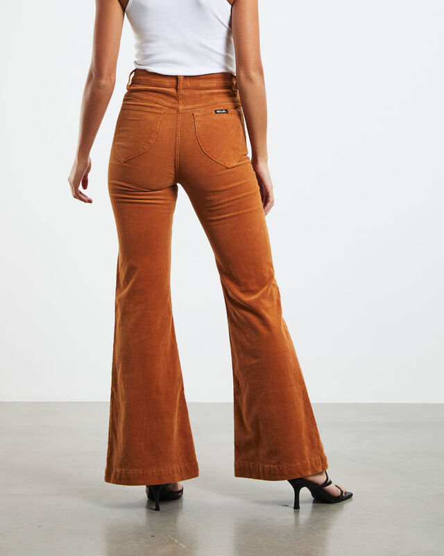 Eastcoast Flare Cord Jeans Tan, hi-res image number null