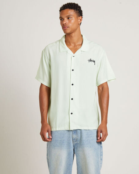 How We're Living Short Sleeve Shirt in Washed Green
