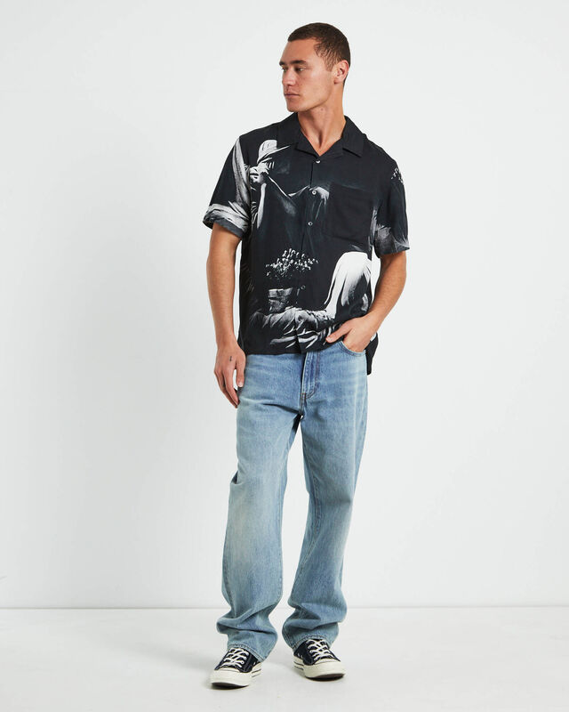 Joy Division Closer Short Sleeve Shirt in Black, hi-res image number null