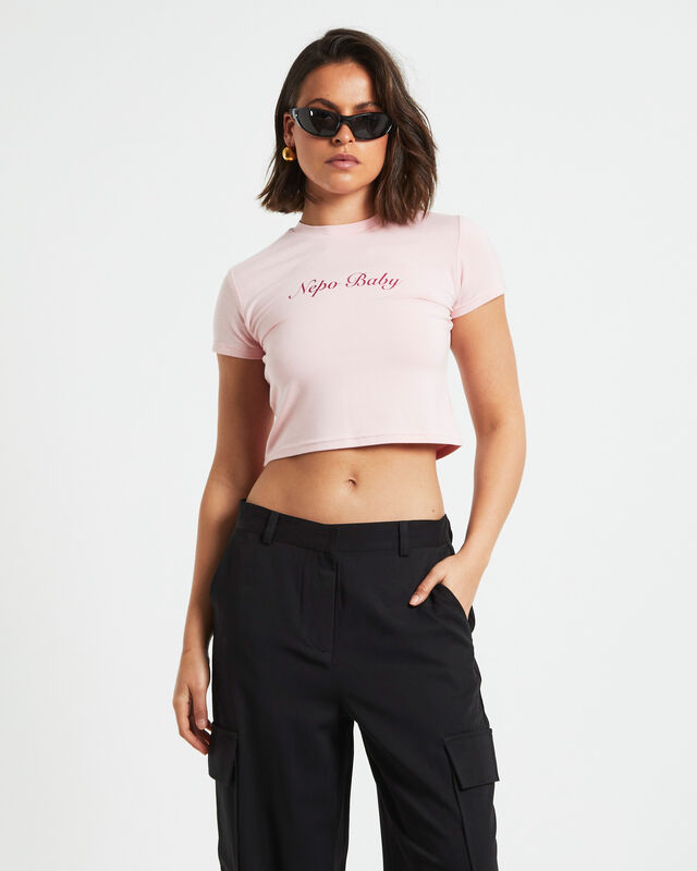 Nepo Baby Tee in Pink, hi-res image number null