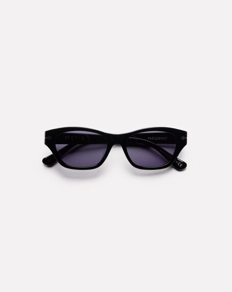Frequency Sunglasses in Black Polished/Black