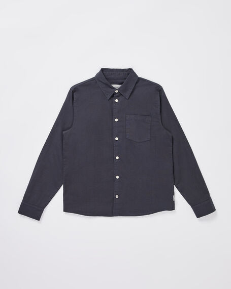 Teen Boys Grover Long Sleeve Shirt in Black