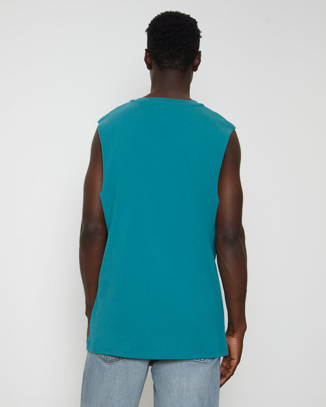 Muscle Tank Tee in Emerald, hi-res image number null