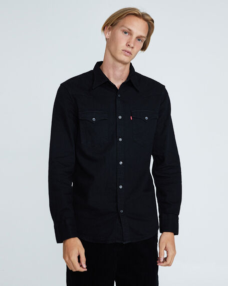 Barstow Western Standard Shirt Black