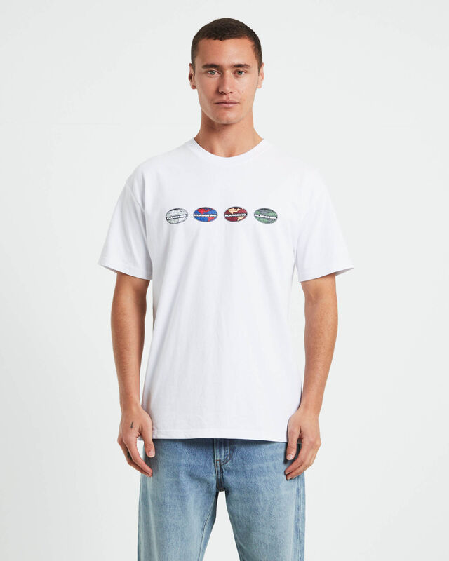World Short Sleeve T-Shirt in White, hi-res image number null