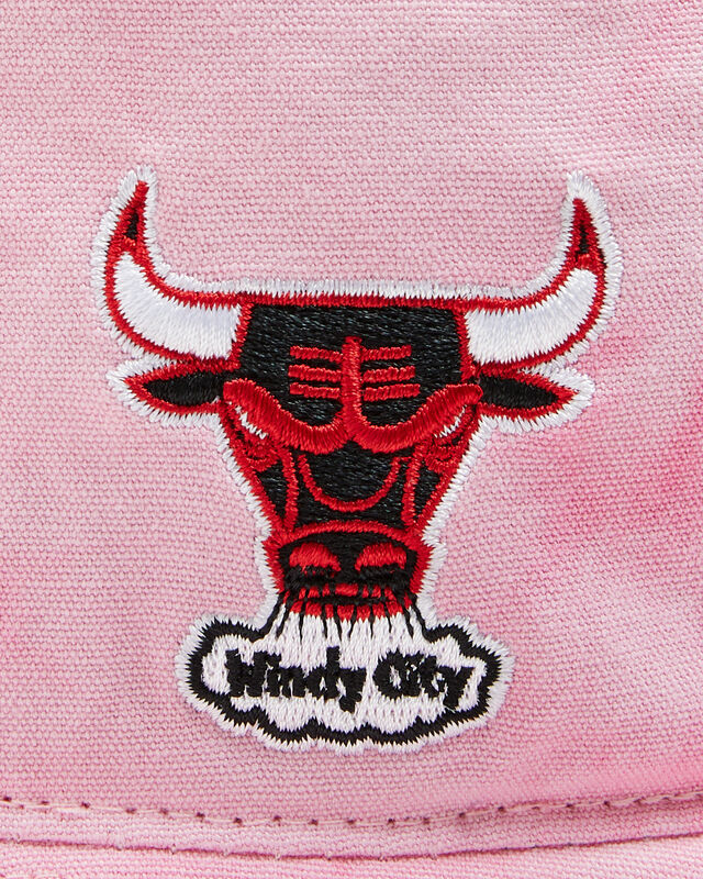 Tie Dye Bulls Bucket Hat White/Pink, hi-res image number null
