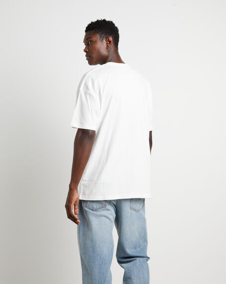 Jon Short Sleeve T-Shirt in Solid Washed White