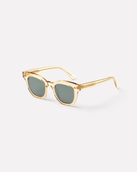 Dylan Citrine Sunglasses Polished Green