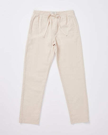 Teen Boys Brody Linen Pant in Natural