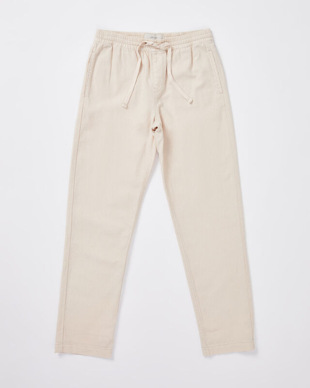 Teen Boys Brody Linen Pant in Natural, hi-res image number null